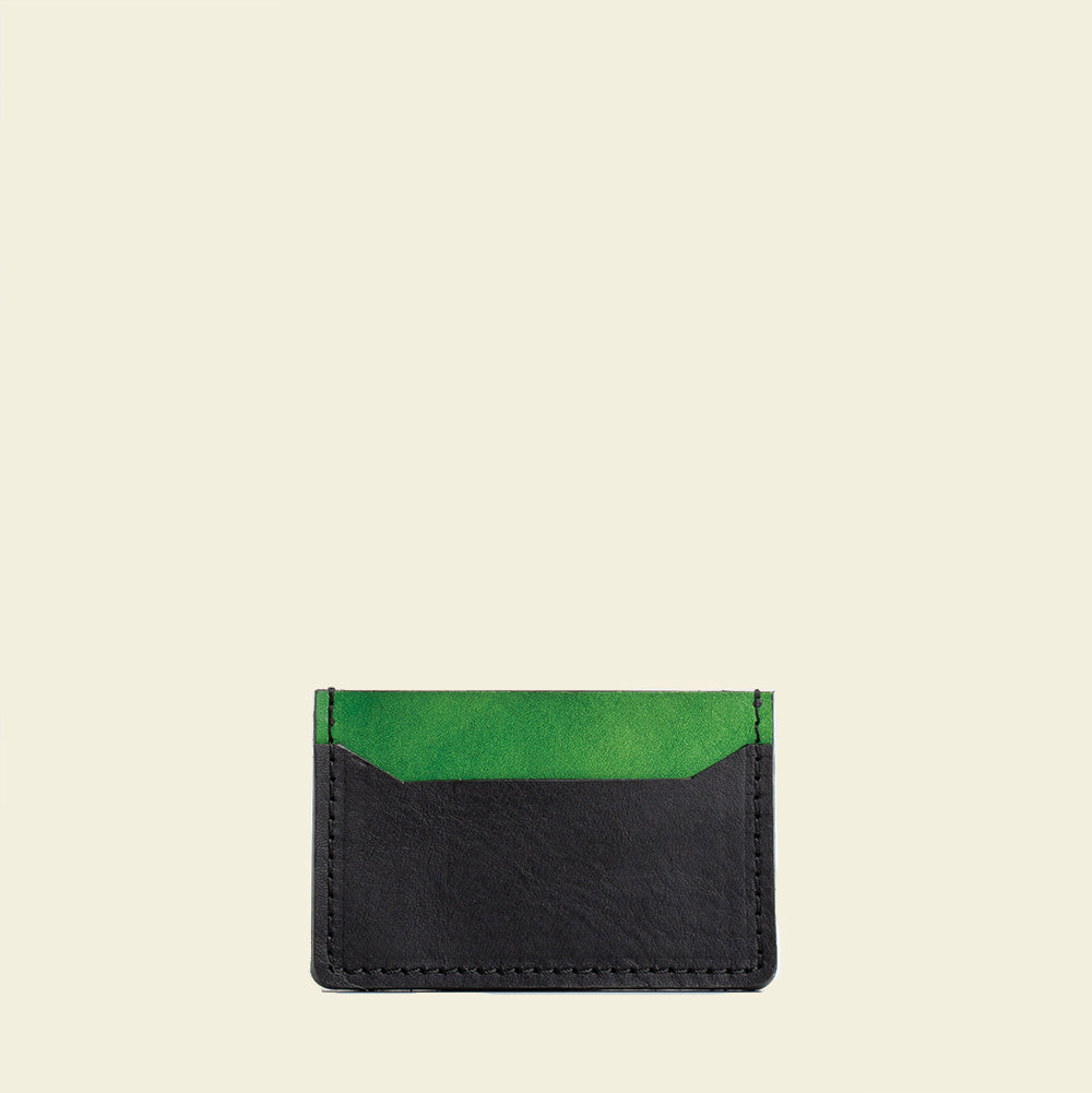 lime green card holder
