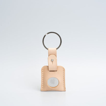 Leather airtag keyring - Geometric Goods