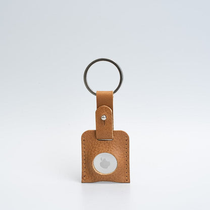 Leather airtag keyring - Geometric Goods