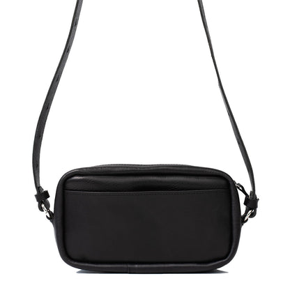 small mens messenger bag in black color