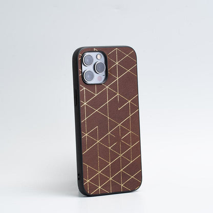 unique leather iPhone 12 pro case