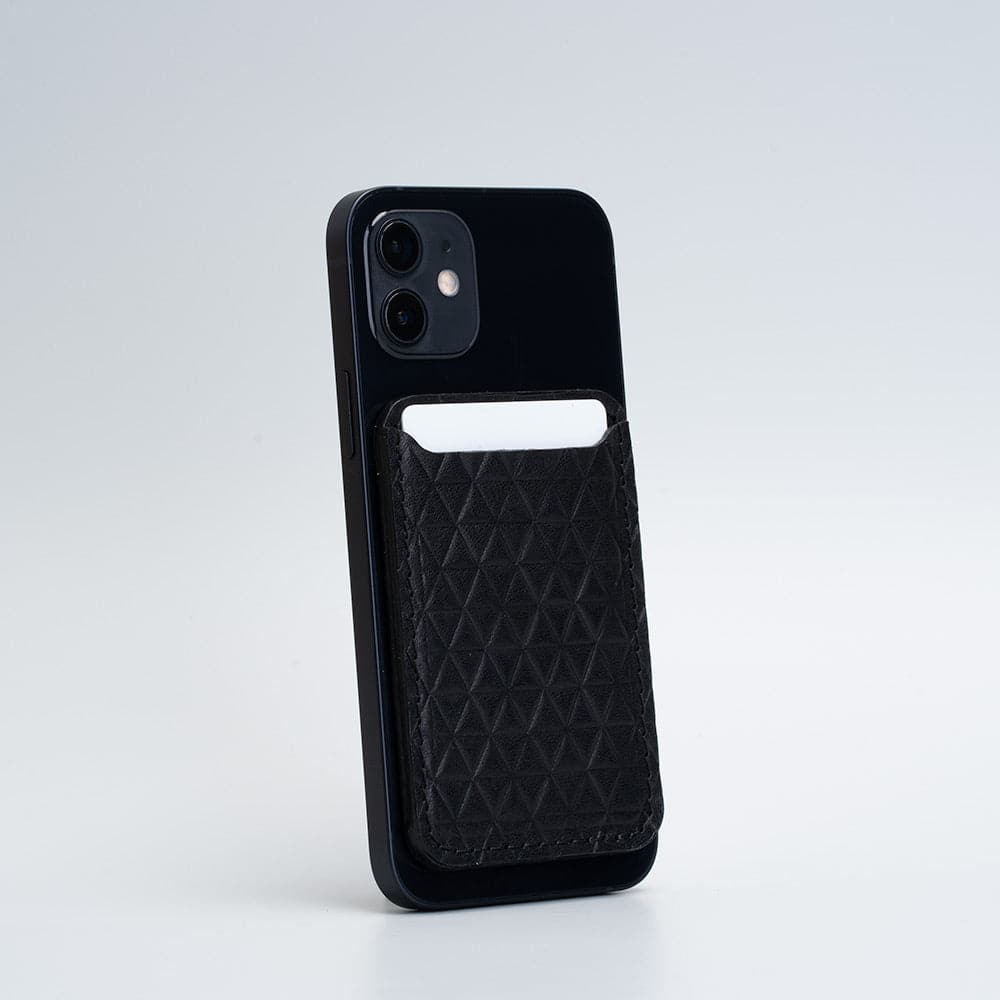 unique leather wallet with magsafe for iPHONE 15