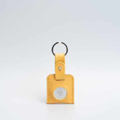 Leather airtag keyring - Geometric Goods